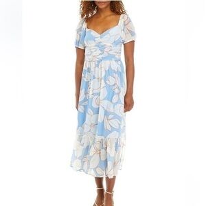 Luxology Floral Midi Dress